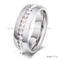 Latest stainless steel silver bands rings,silver diamond rings for women